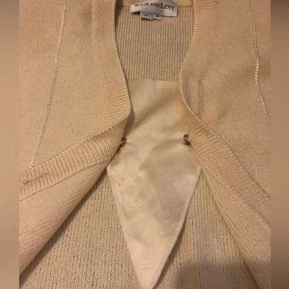 Vintage Rich and Levy Knit Blazer with Shoulder Pads - Picture 3 of 5